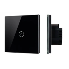 Изображение Выключатель сенсорный SWT-OMALI-S01-ZB-BK (250V, 10A, Zigbee) (Arlight, Стекло)