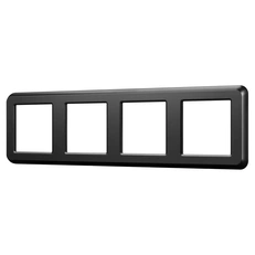 Изображение Рамка пластиковая FRM-VERSA-PL-4-BK (Arlight, -)